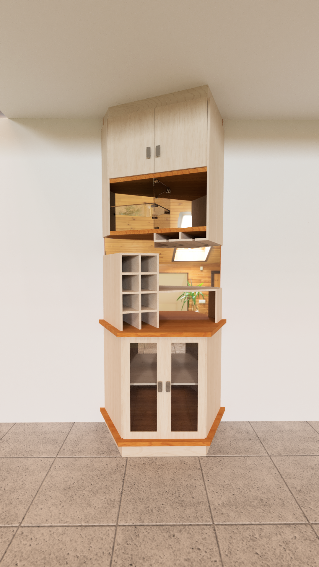Minibar diagonal