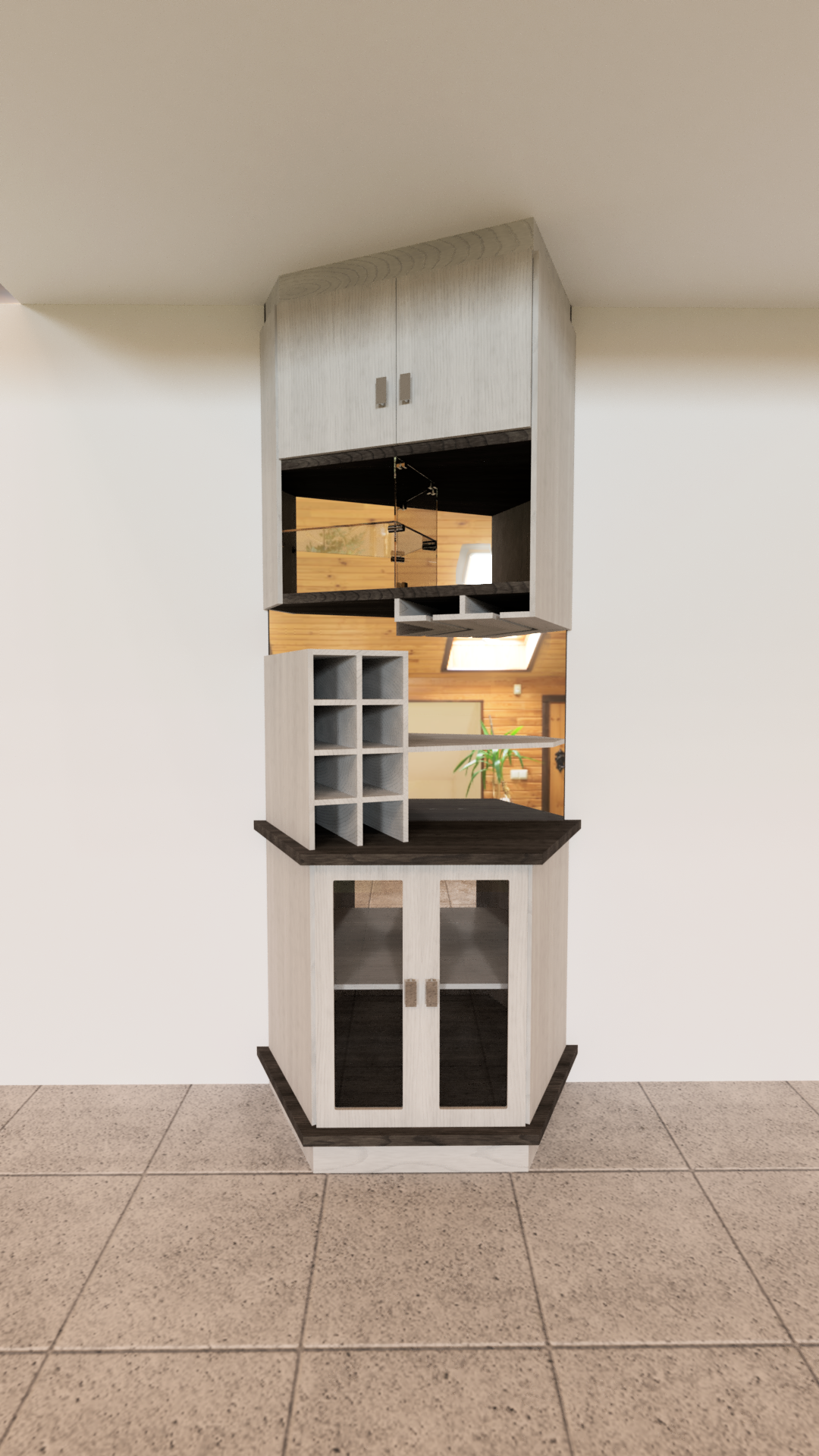 Minibar diagonal