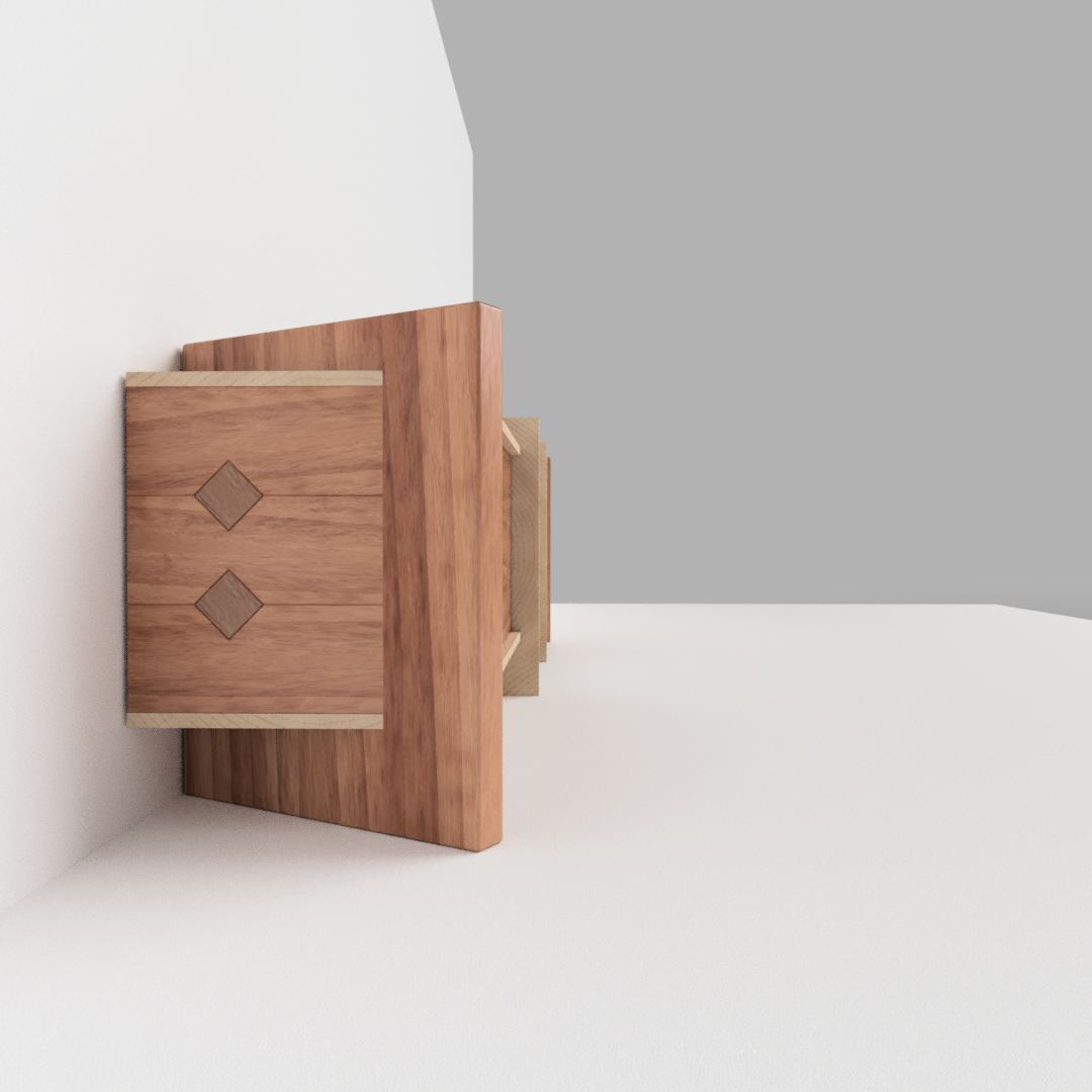 Mueble bajo sala de tv (no incluye mueble de pared)