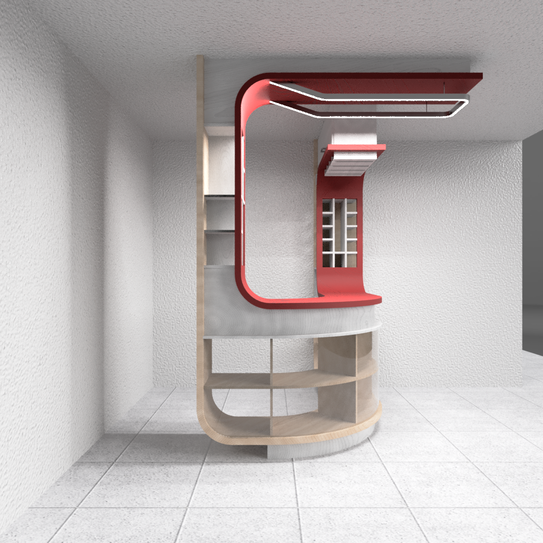 Minibar grande de bandas (sin sillas)