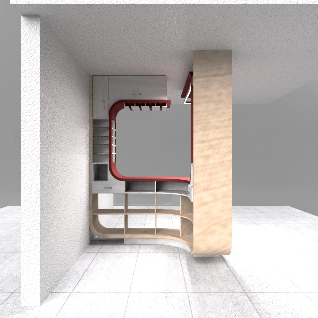 Minibar grande de bandas (sin sillas)
