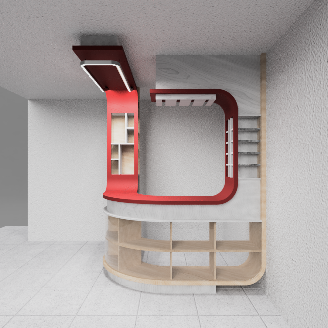 Minibar grande de bandas (sin sillas)