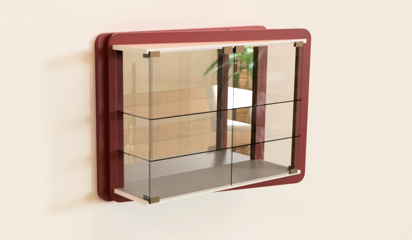 Vitrina pequeña para vajilla