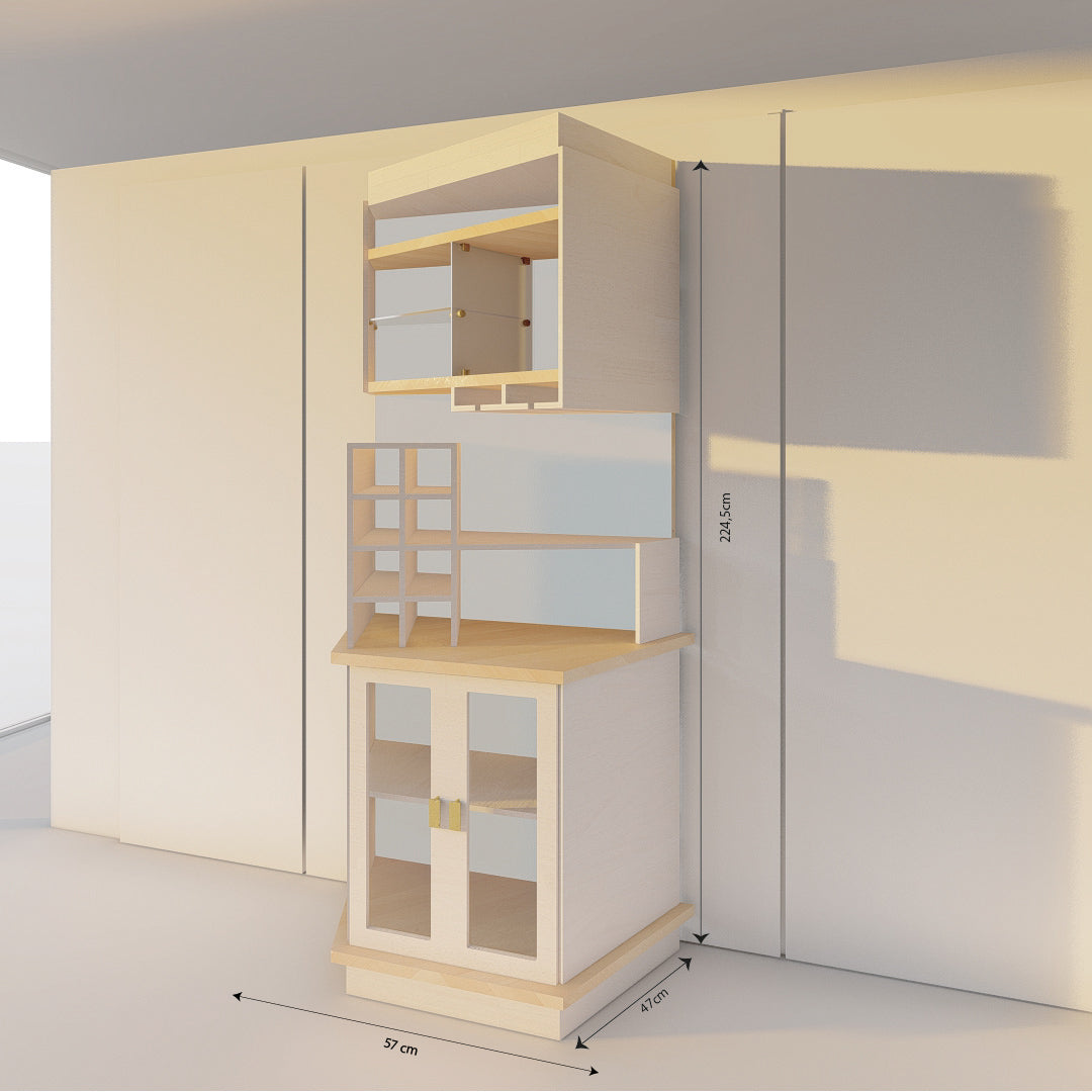 Minibar diagonal