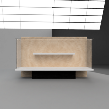 Mesa de centro exhibidor
