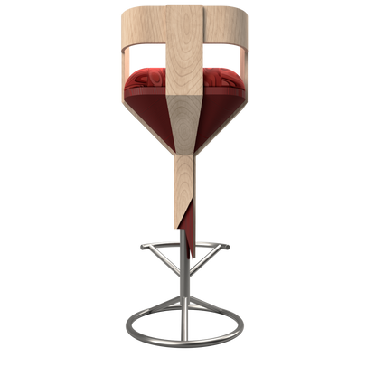 Silla de ¨minibar grande de bandas¨