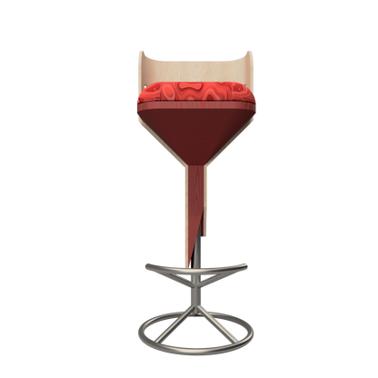 Silla de ¨minibar grande de bandas¨